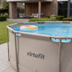 VirtuFit Rond Zwembad - Ø366 x 100 cm - Beige - Inclusief Filterpomp
