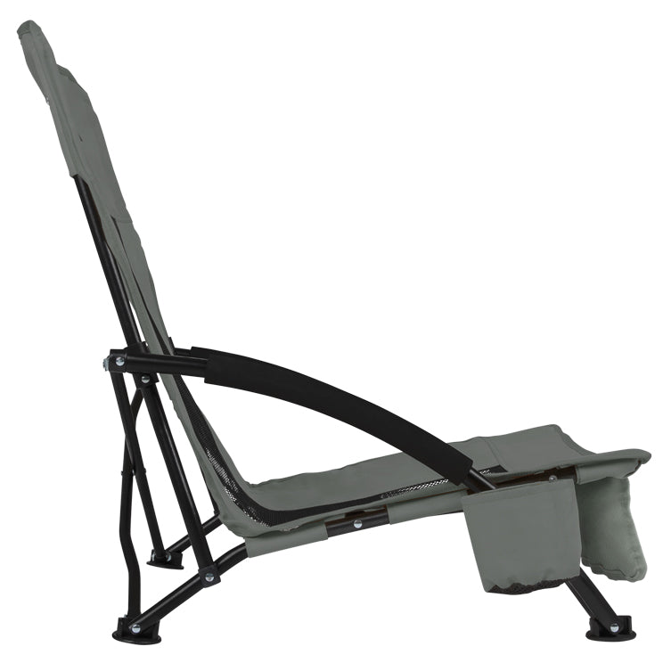 VirtuFit Strandstoel opvouwbaar - Campingstoel - Grijs