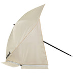 VirtuFit Strandparasol - Windscherm - Strandtent - 160 cm - Beige