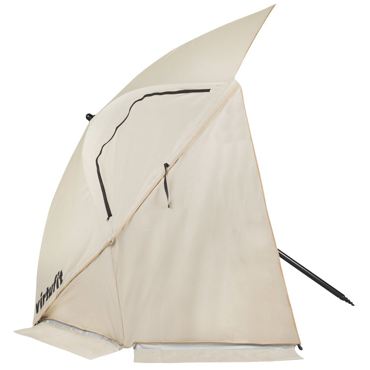 VirtuFit Strandparasol Premium - Windscherm - Strandtent - 200 cm - Beige
