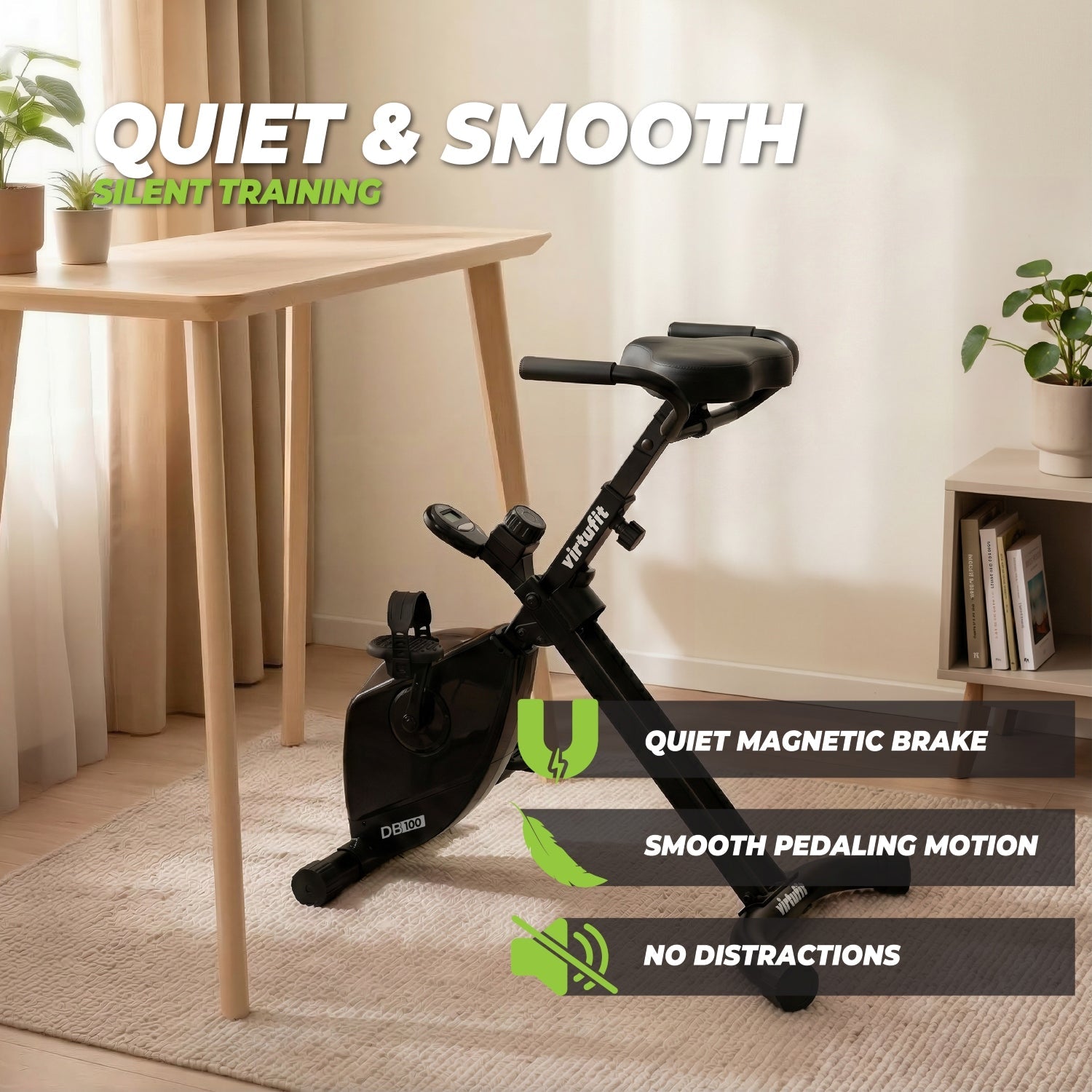 VirtuFit DB100 Opvouwbare Deskbike