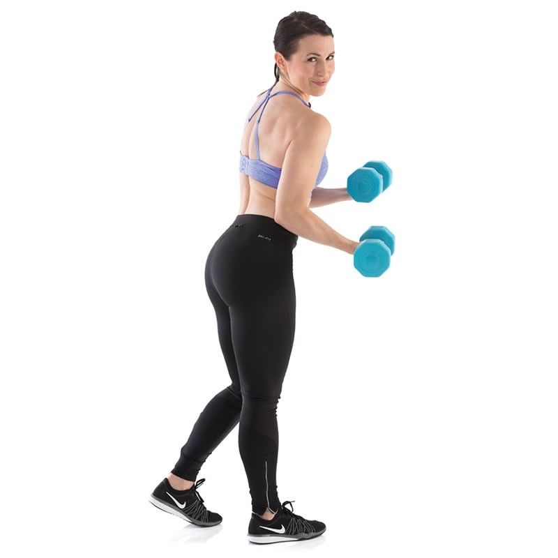 Gymstick Active Vinyl Dumbbell Set - Blauw - 2 x 5 kg