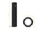 VirtuFit Grid Foam Roller - Massage roller - 62 cm - Zwart - Tweedekans