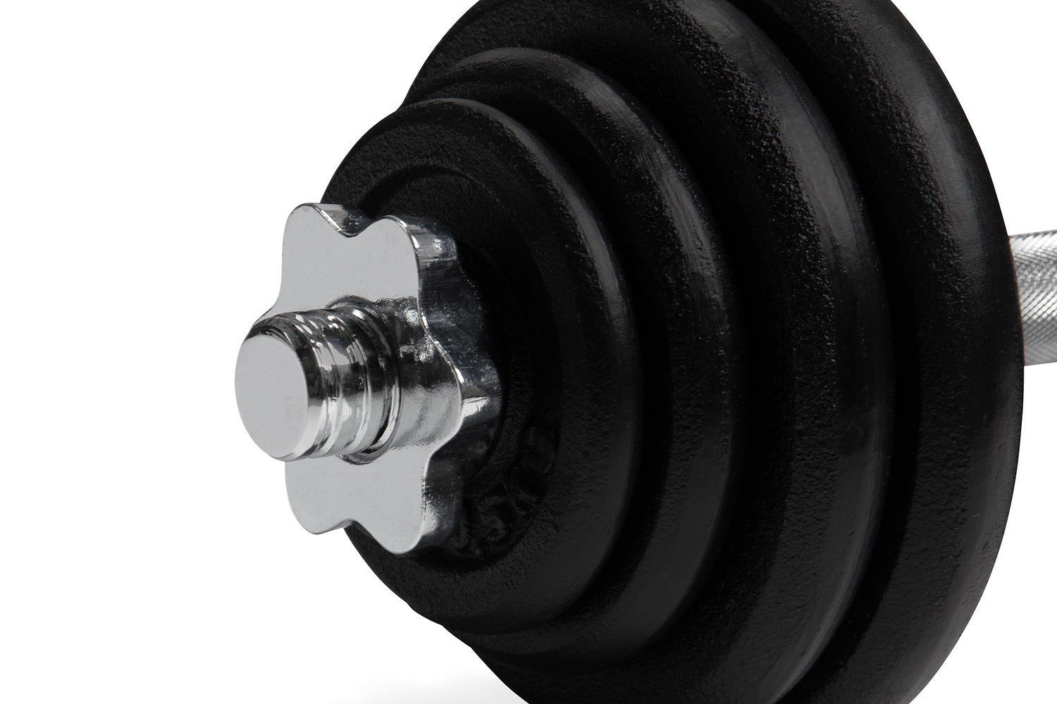 VirtuFit Dumbbellset Pro - Verstelbare Halterset - Gietijzer - 2 x 15 kg