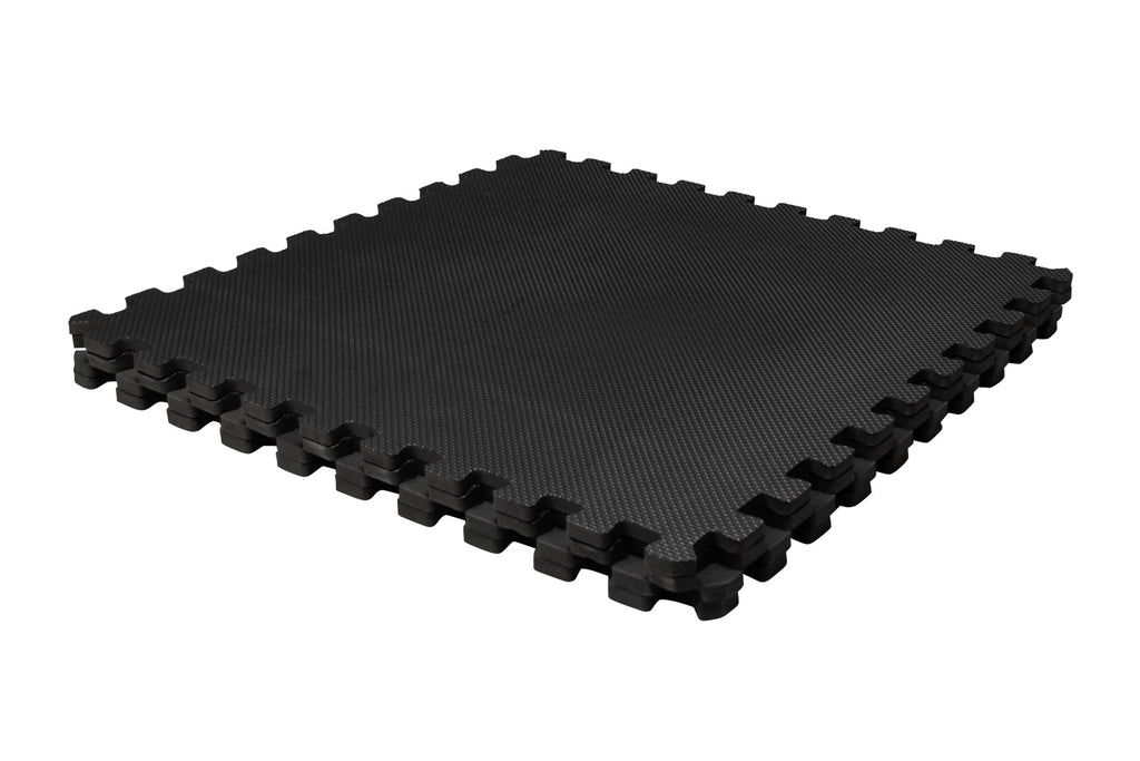 VirtuFit Fitness Puzzelmat - 12-delige Vloermat - 240 x 180 cm - Zwart