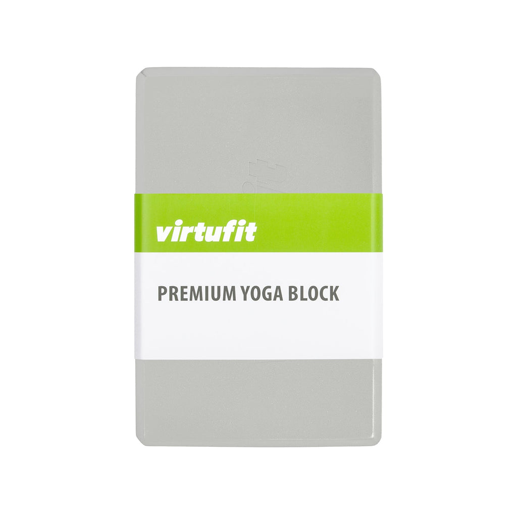 VirtuFit Premium Yoga Blok - EVA Foam - Natural Grey