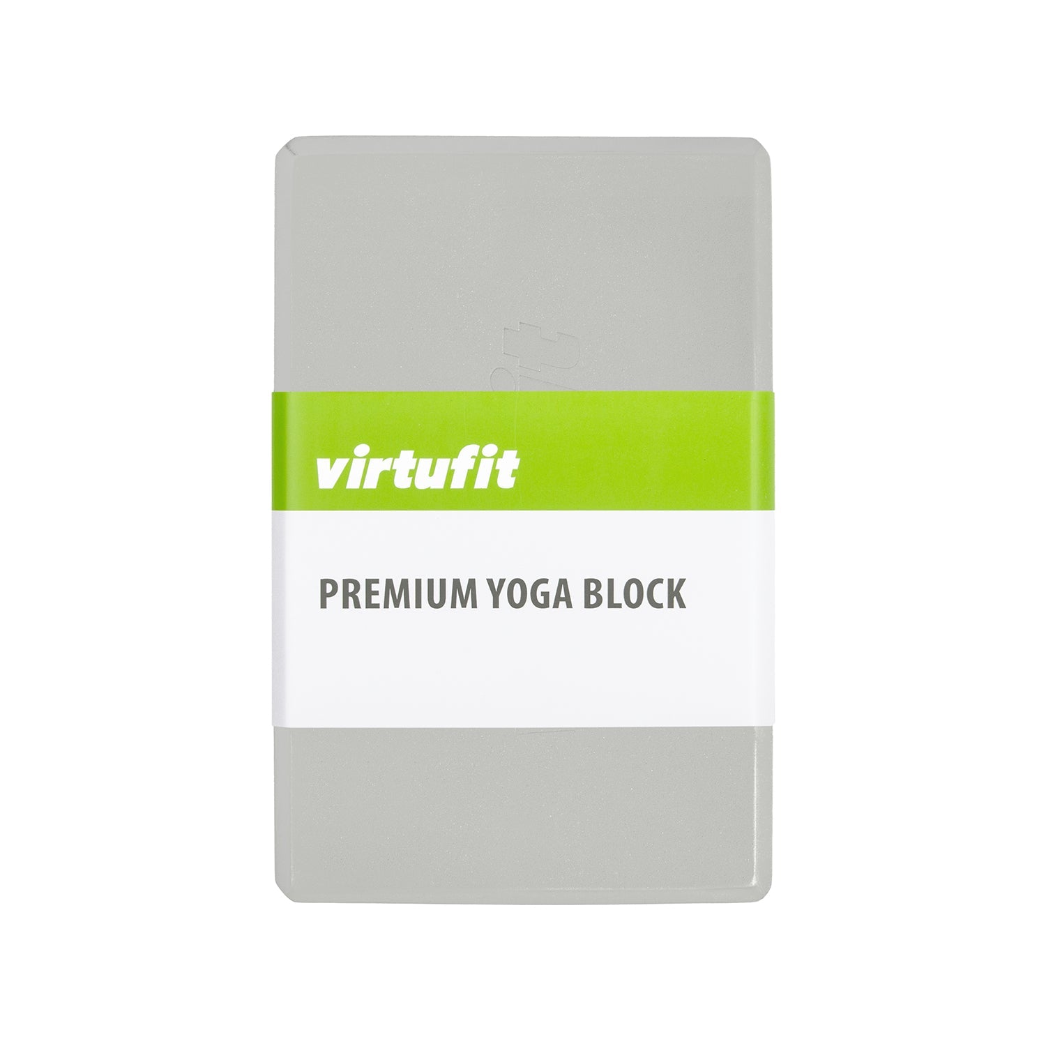 VirtuFit Premium Yoga Blok - EVA Foam - Natural Grey