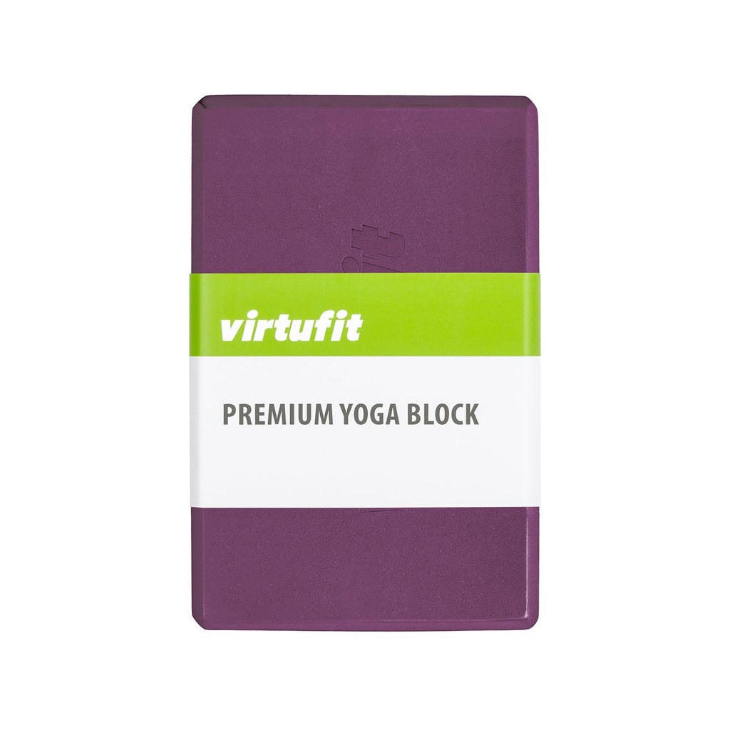 VirtuFit Premium Yoga Blok - EVA Foam - Mulberry