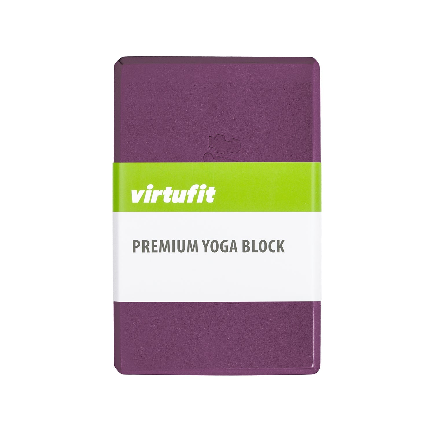 VirtuFit Premium Yoga Blok - EVA Foam - Mulberry