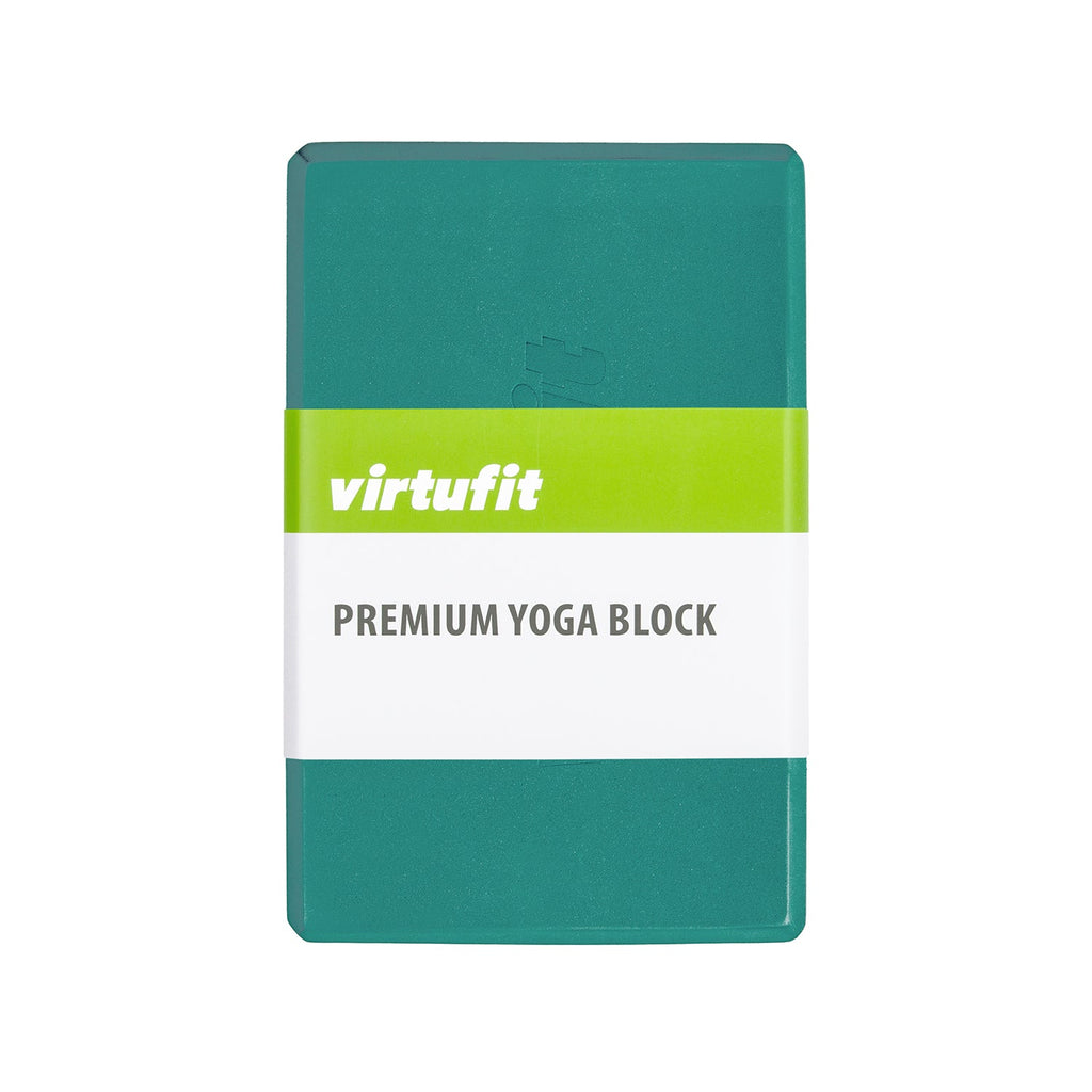 VirtuFit Premium Yoga Blok - EVA Foam - Ocean Green