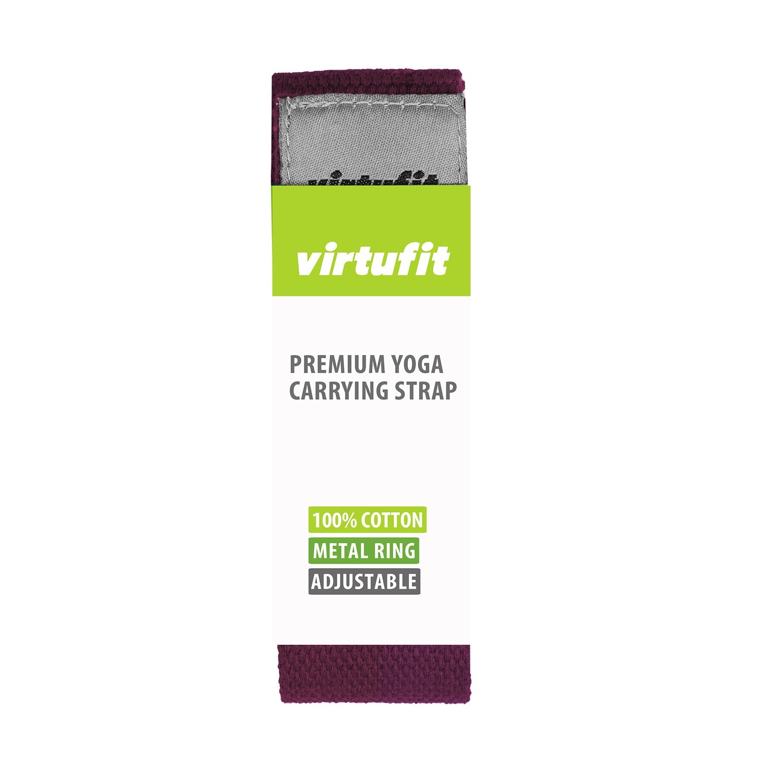 VirtuFit Premium Yogamat Draagriem - Mulberry