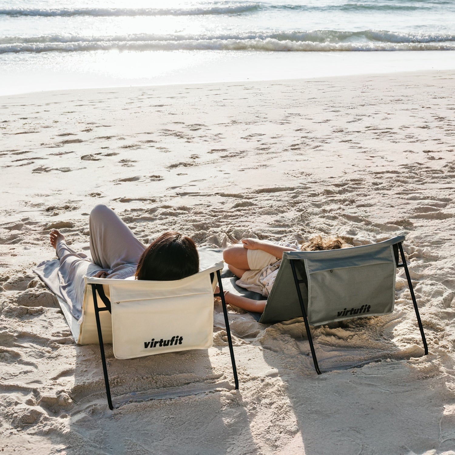 VirtuFit Strandmat - Zwart