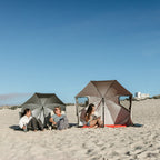 VirtuFit Strandparasol - Windscherm - Strandtent - 160 cm - Zwart