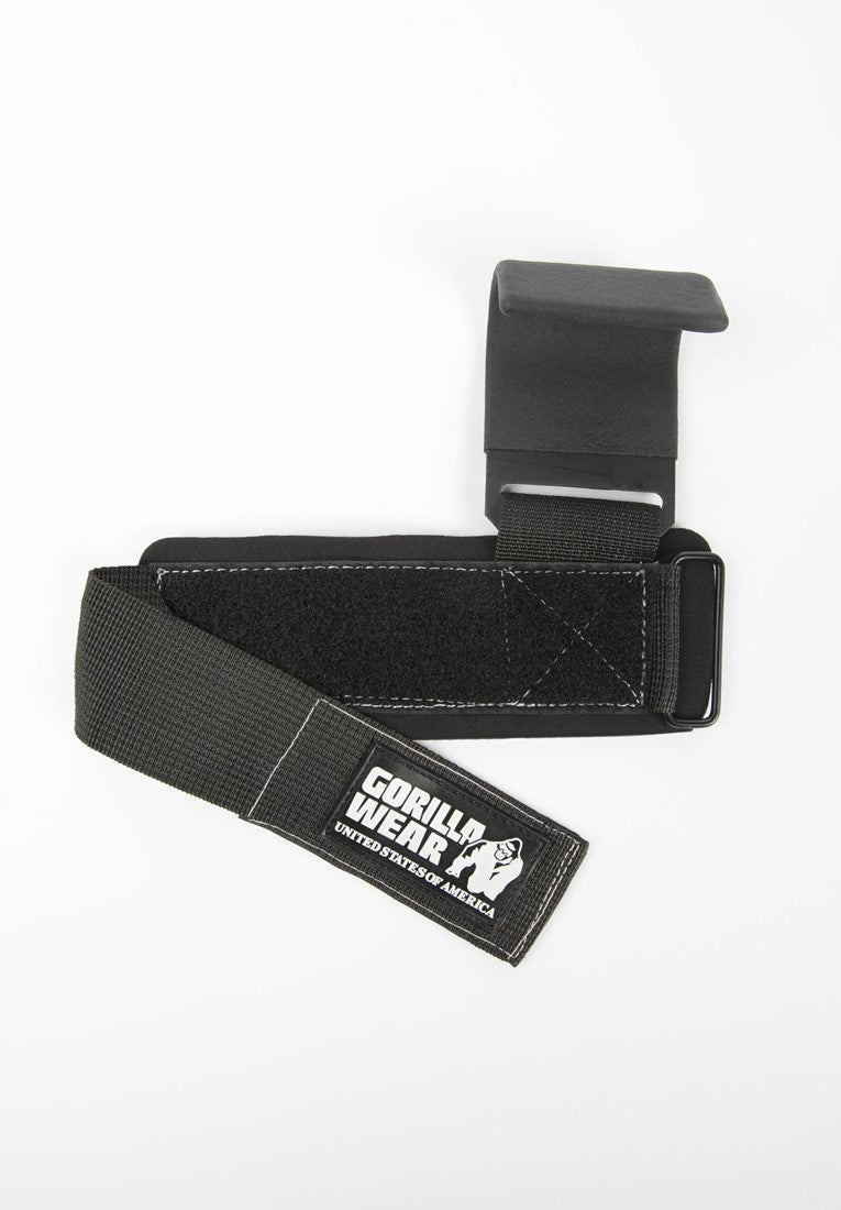 Gorilla Wear Weight Lifting Hooks - Zwart/Wit