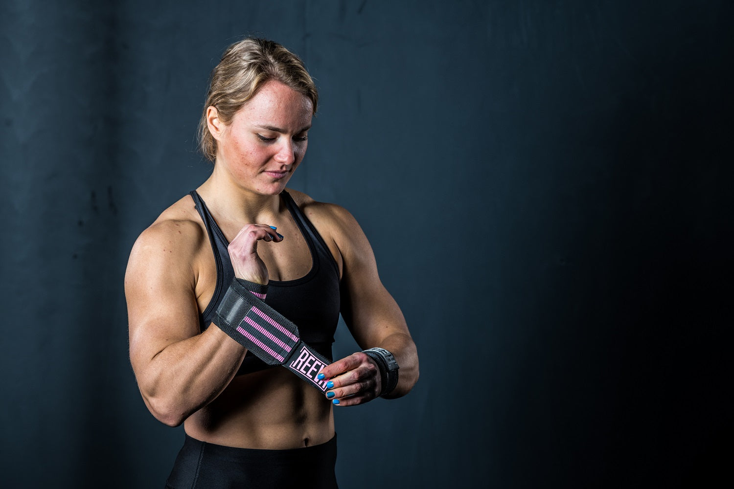 Reeva Wrist Wraps - Roze