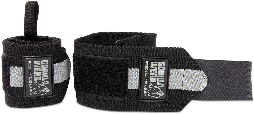 Gorilla Wear Wrist Wraps Ultra - Zwart/Grijs