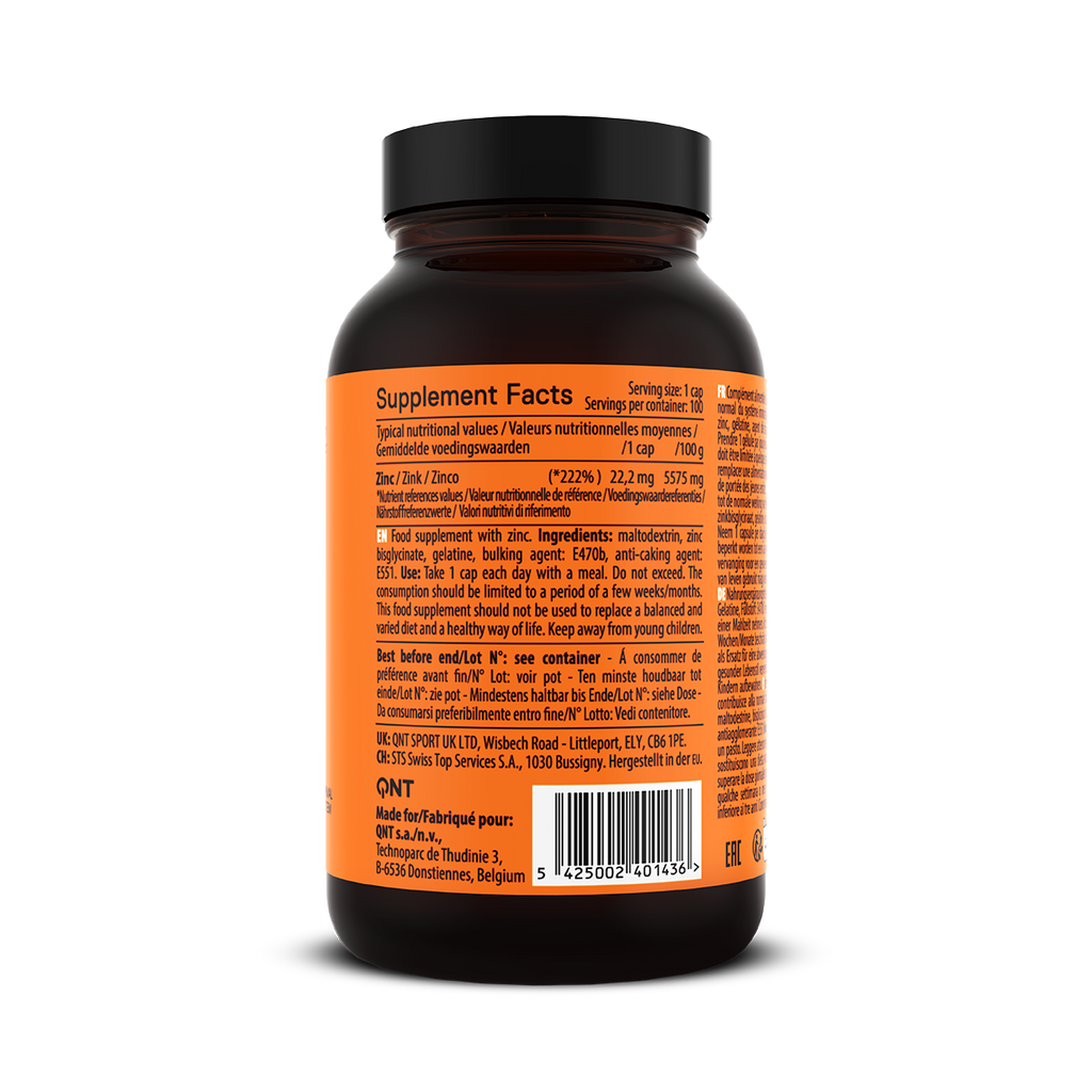 QNT Zinc - Zink - 100 Capsules