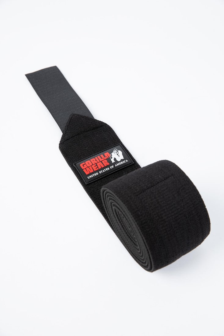 Gorilla Wear Knee Wraps - Zwart