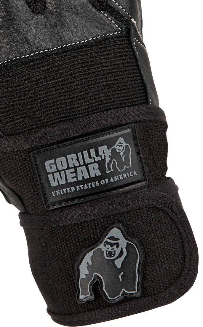 Gorilla Wear Dallas Wrist Wrap Handschoenen - Fitness Handschoenen - Zwart
