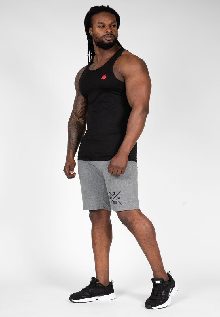 Gorilla Wear Adams Stretch Tank Top - Zwart