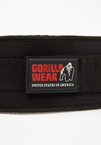 Gorilla Wear Halterriem - 4 Inch Dames Lifting Belt - Zwart