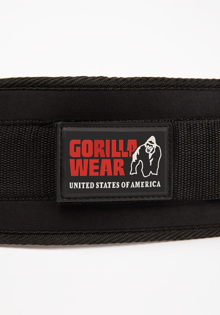 Gorilla Wear Halterriem - 4 Inch Dames Lifting Belt - Zwart
