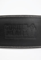 Gorilla Wear Halterriem - 6 Inch Padded Leren Lifting Belt - Zwart
