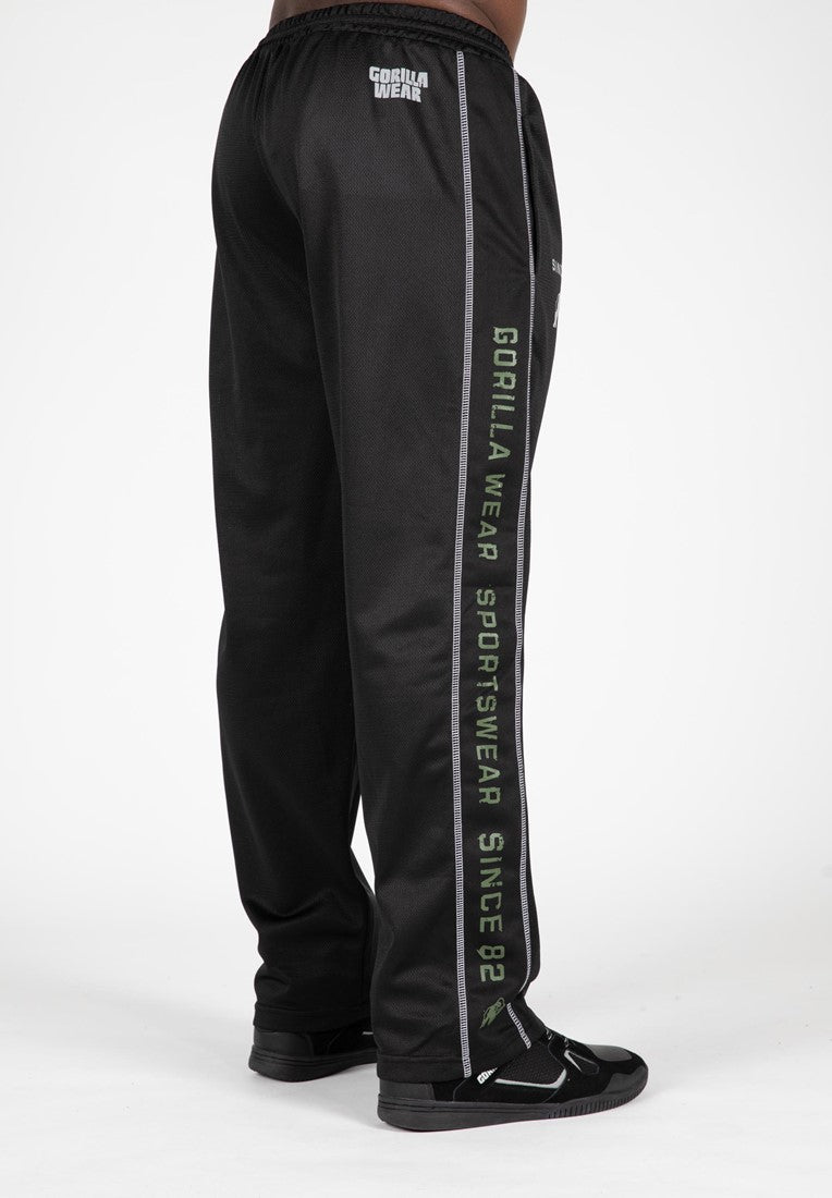 Gorilla Wear Functional Mesh Trainingsbroek - Zwart/Groen