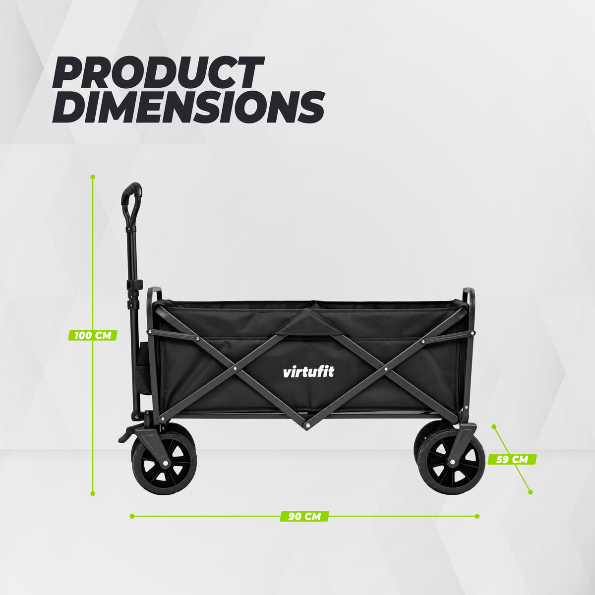VirtuFit FW100 Klappbarer Wagen