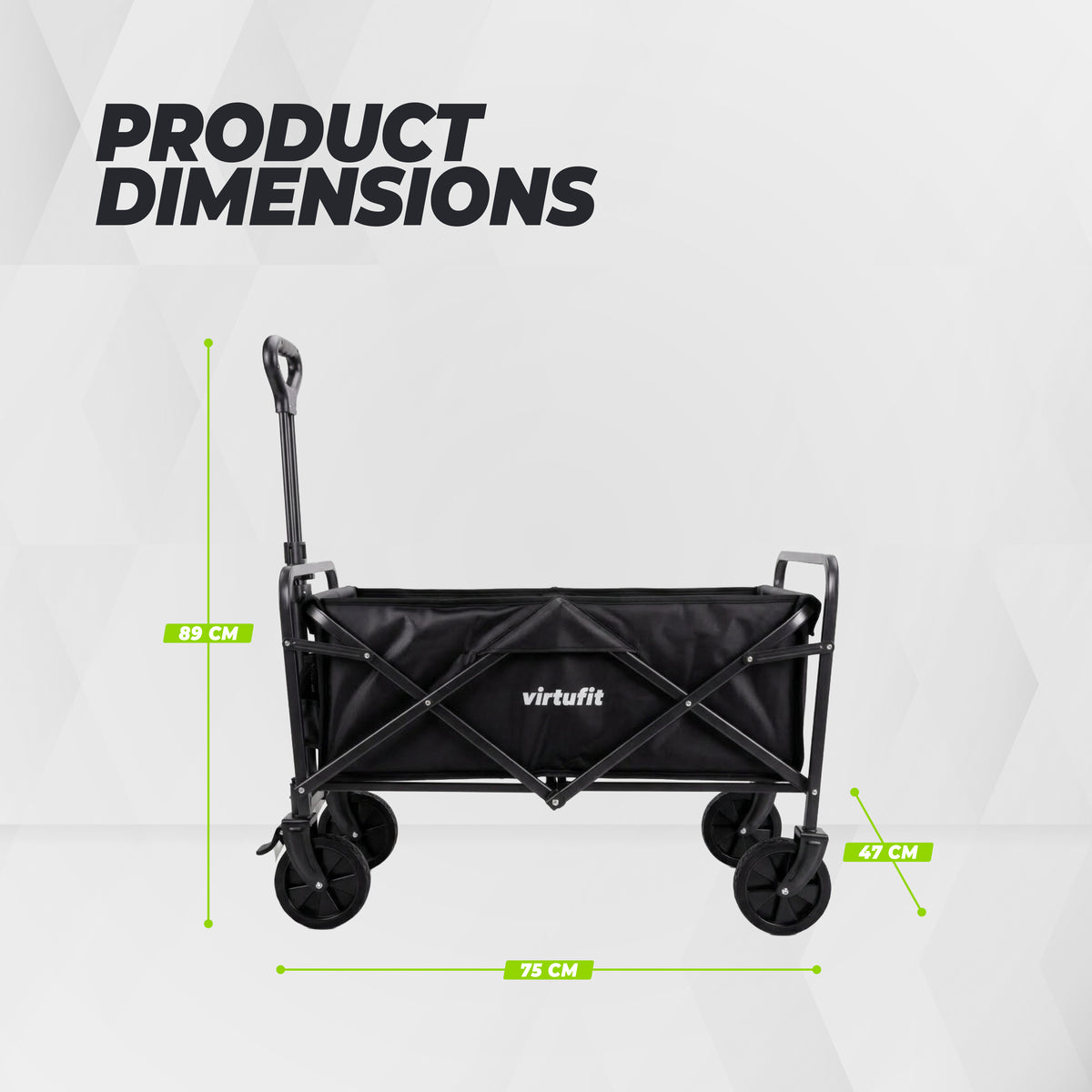 VirtuFit FW65 Klappbarer Wagen