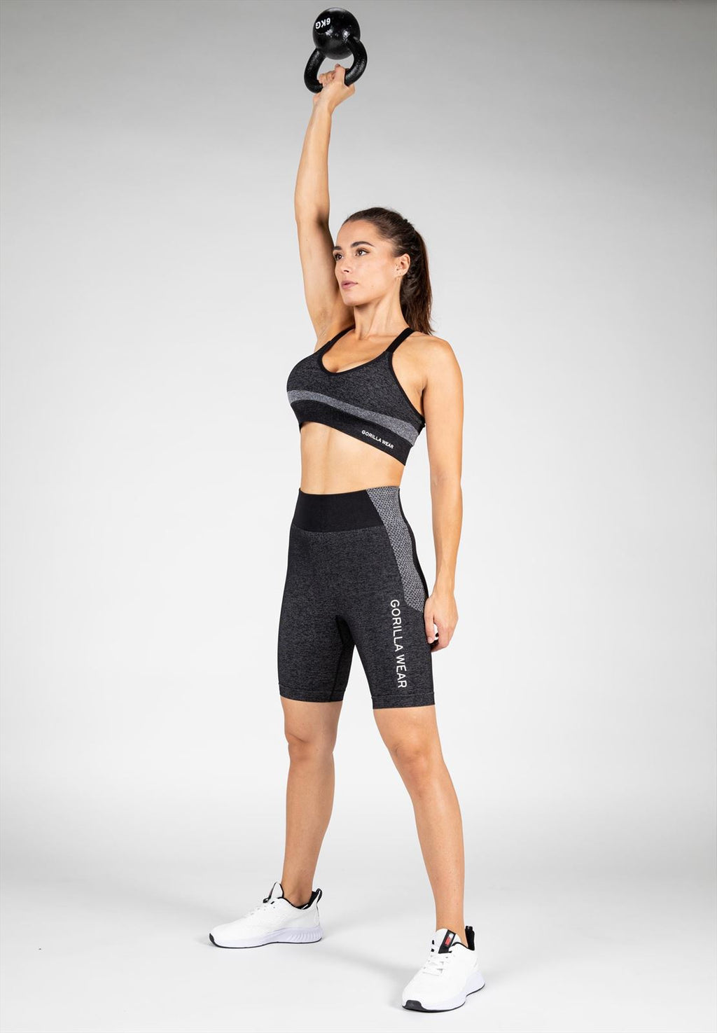Gorilla Wear Selah Seamless Sportbeha - Zwart