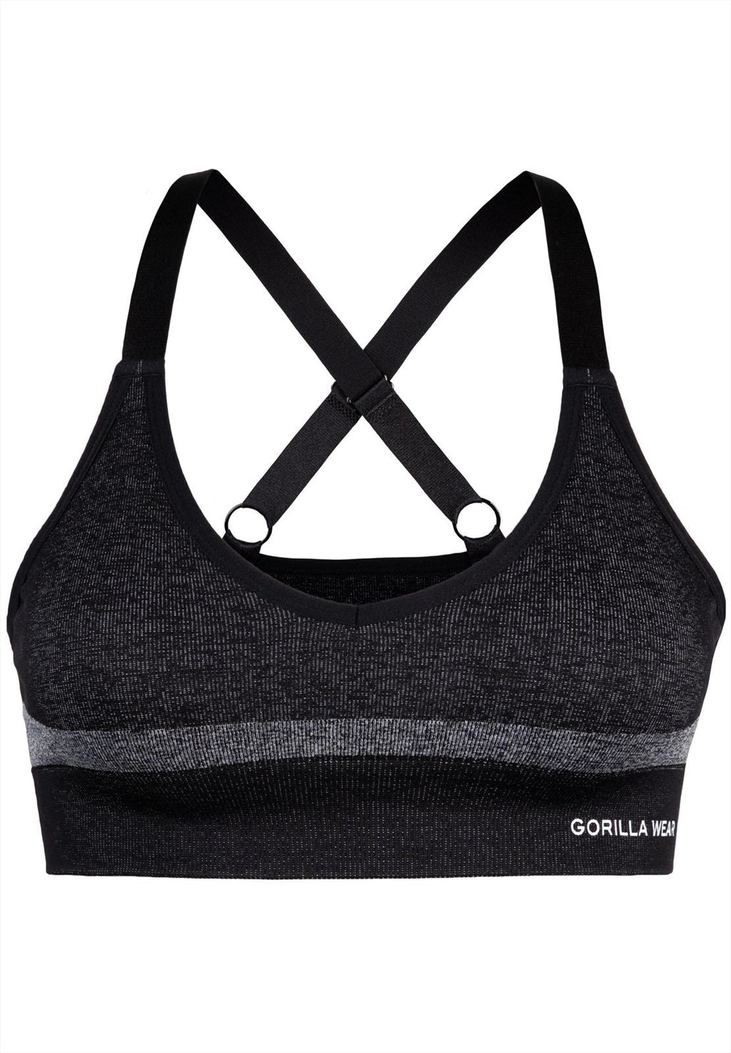Gorilla Wear Selah Seamless Sportbeha - Zwart