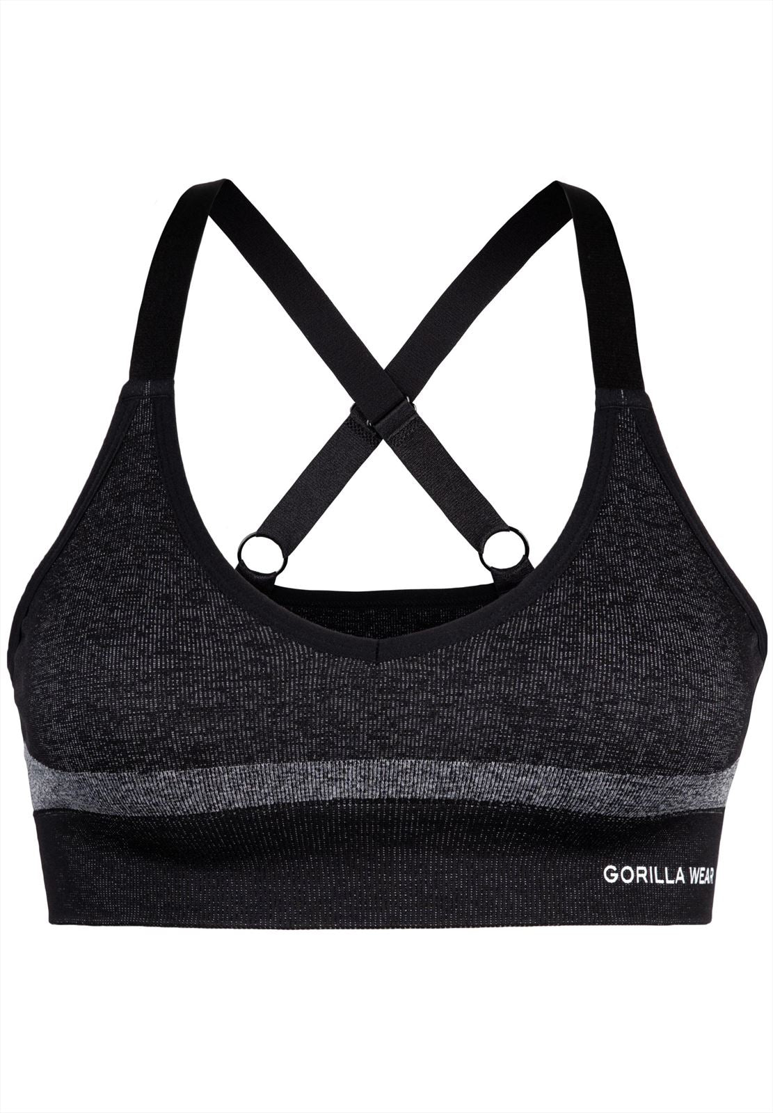 Gorilla Wear Selah Seamless Sportbeha - Zwart