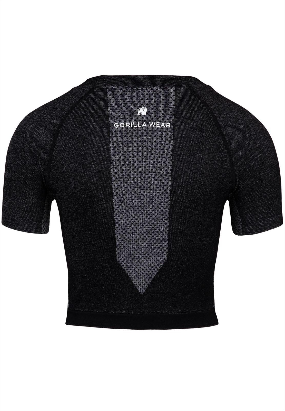 Gorilla Wear Selah Seamless Crop Top - Zwart