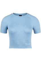 Gorilla Wear Selah Seamless Crop Top - Lichtblauw