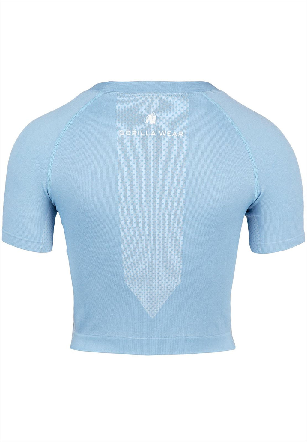 Gorilla Wear Selah Seamless Crop Top - Lichtblauw