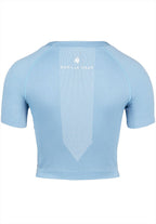 Gorilla Wear Selah Seamless Crop Top - Lichtblauw