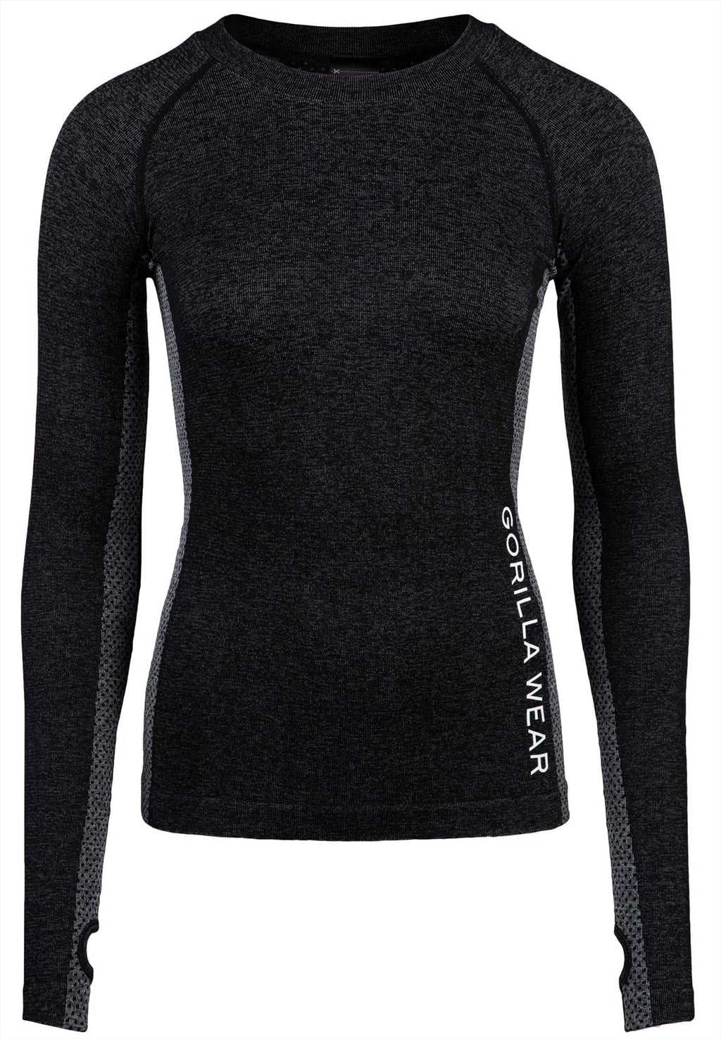 Gorilla Wear Selah Seamless Longsleeve - Zwart