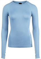 Gorilla Wear Selah Seamless Longsleeve - Lichtblauw