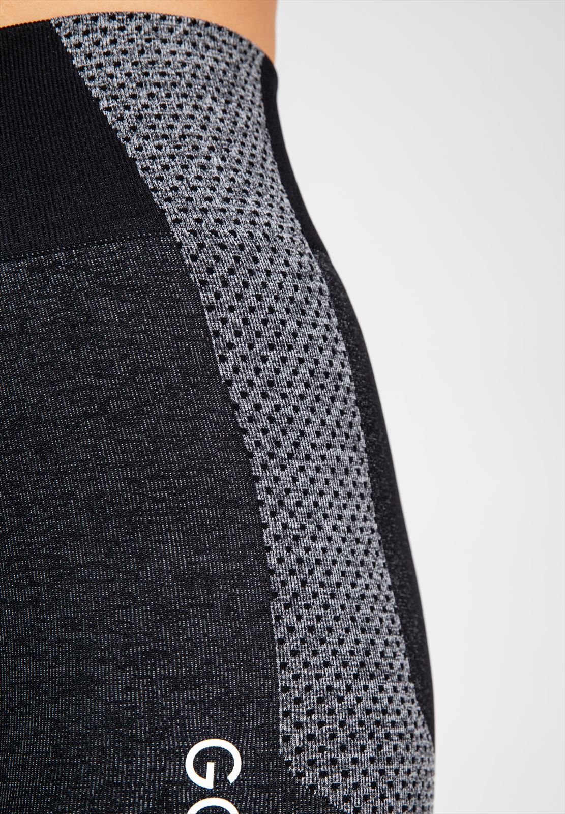 Gorilla Wear Selah Seamless Cycling Shorts - Zwart