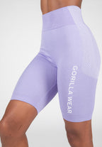 Gorilla Wear Selah Seamless Cycling Shorts - Lila