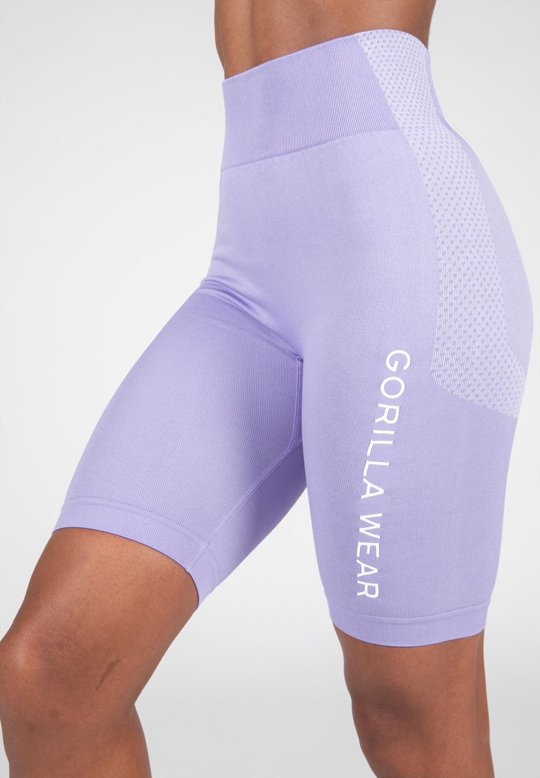 Gorilla Wear Selah Seamless Cycling Shorts - Lila