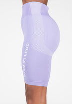 Gorilla Wear Selah Seamless Cycling Shorts - Lila