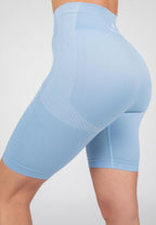 Gorilla Wear Selah Seamless Cycling Shorts - Lichtblauw