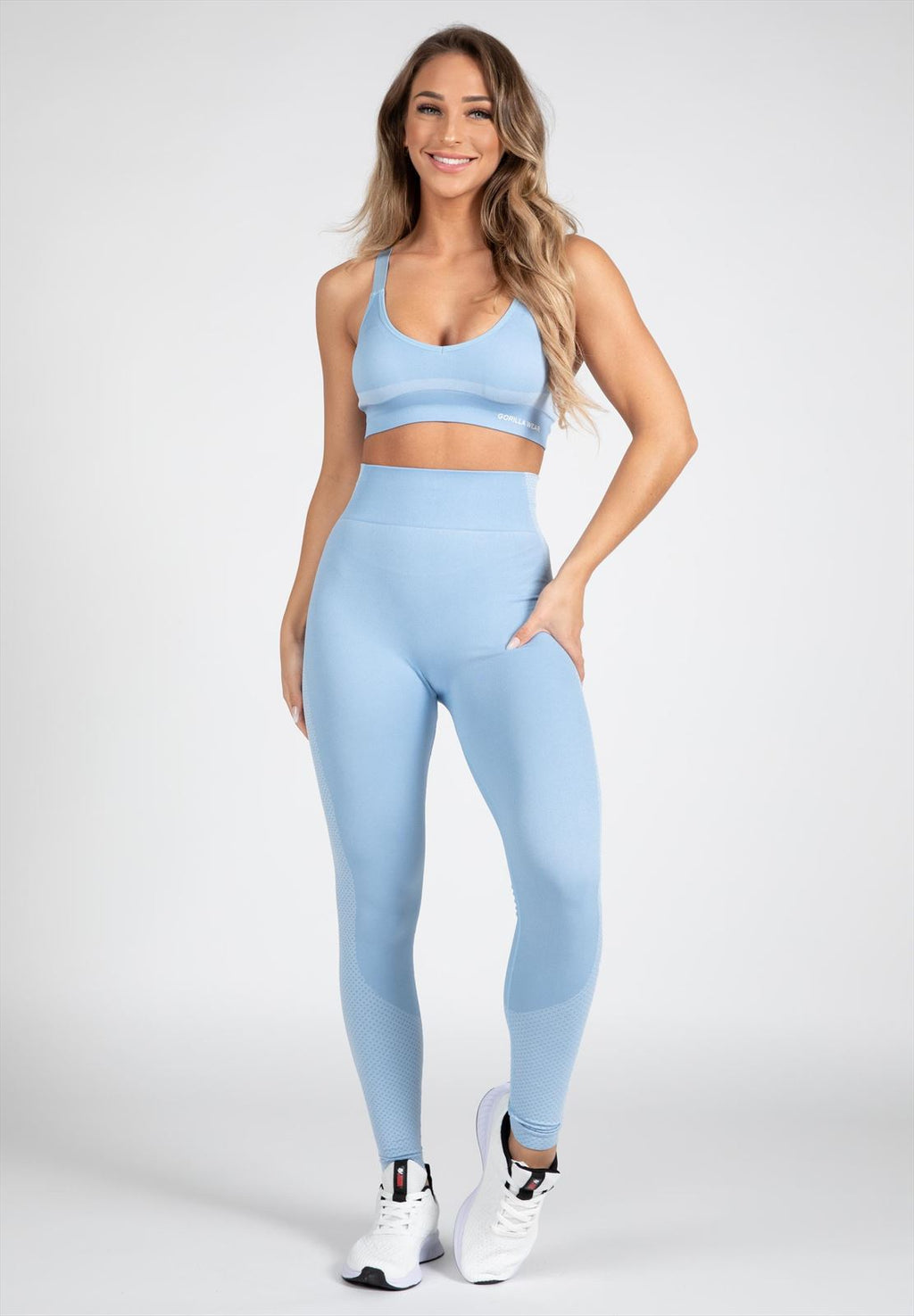 Gorilla Wear Selah Seamless Leggings - Lichtblauw