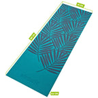 VirtuFit Premium Yogamat - 183 x 61 x 0,4 cm - Ocean Green Forest