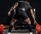 Reeva Halterriem - Carbon Leer Lifting Belt - Zwart