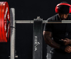 Reeva Halterriem - Carbon Leer Lifting Belt - Zwart