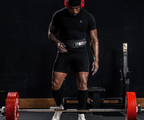 Reeva Halterriem - Nubik Leer Lifting Belt - Zwart