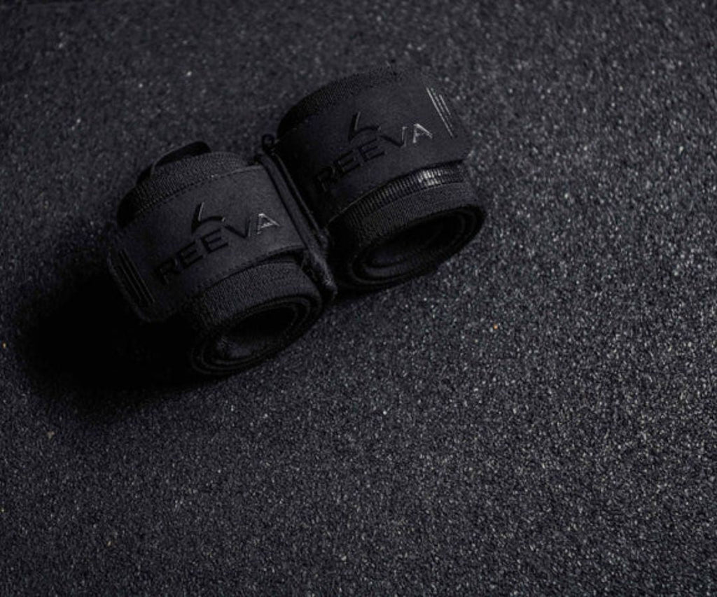 Reeva Powerlifting Wrist Wraps - 60 cm - Zwart